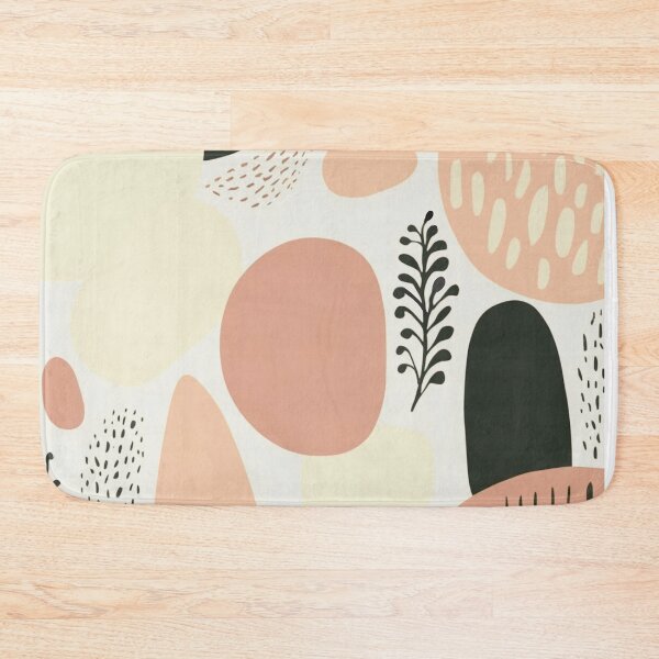 Item preview, Modern Boho Abstract Shapes - Peach, Ivory designed and sold by StarStudio360.
