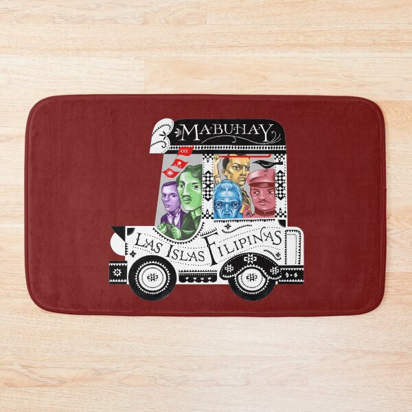 Item preview, jeepney full of philippine national heroes illustration by robert alejandro designed and sold by papemelroti.