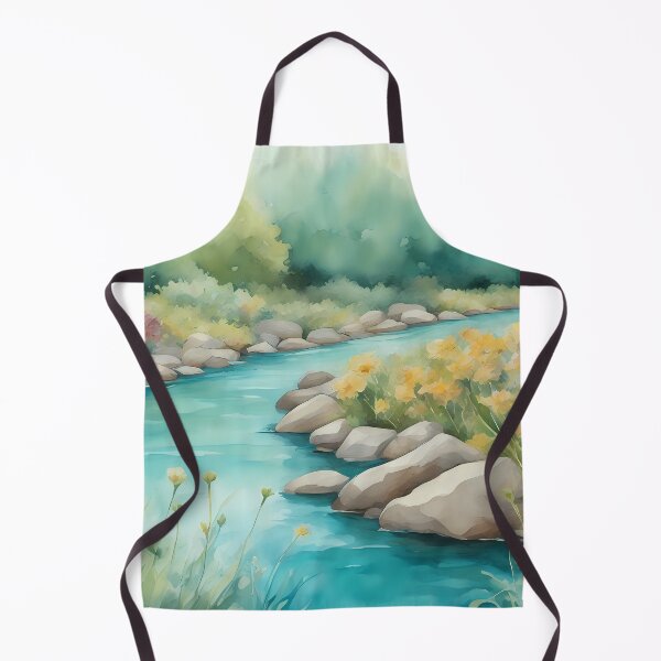 Item preview, Turquoise Summer Creek designed and sold by CalmnessbyChoice.