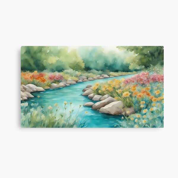 Item preview, Turquoise Summer Creek designed and sold by BookCovered.