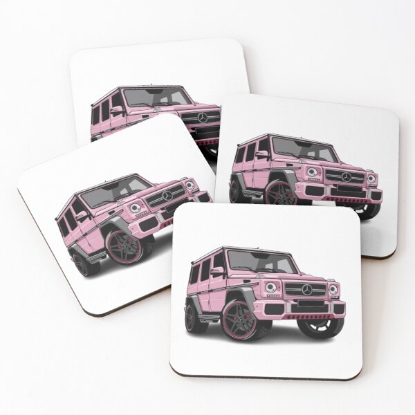 Item preview, G class g wagon pink car designed and sold by Nagikseyanart.