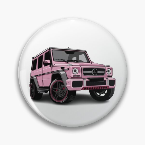 Item preview, G class g wagon pink car designed and sold by Nagikseyanart.