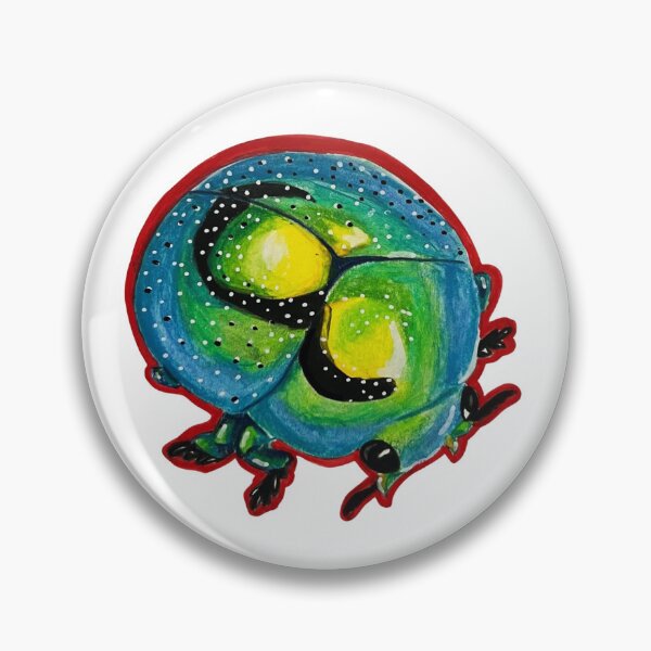 Item preview, Cute coloreful and bright beetle  designed and sold by ArtClubOutside.