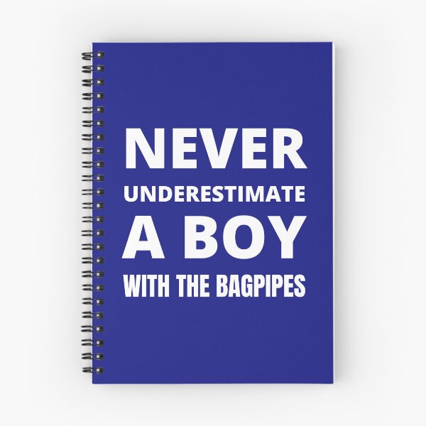 Item preview, Never underestimate a boy with the bagpipes designed and sold by fev-rocks.