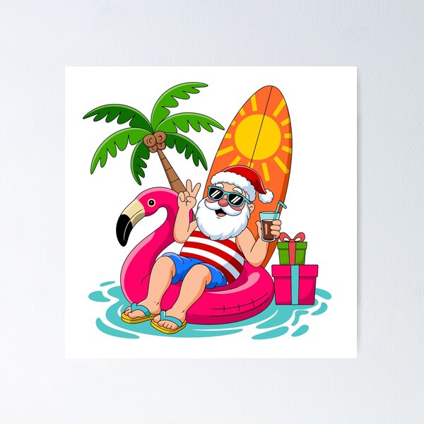 Item preview, Santa Claus on Holiday designed and sold by jkrphoto.