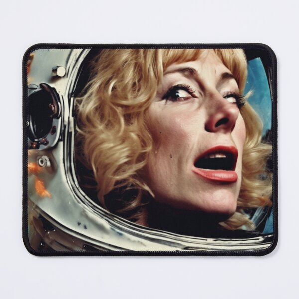 Item preview, Female Astronaut 1970s Aesthetic 12 designed and sold by NickWhittleArt.