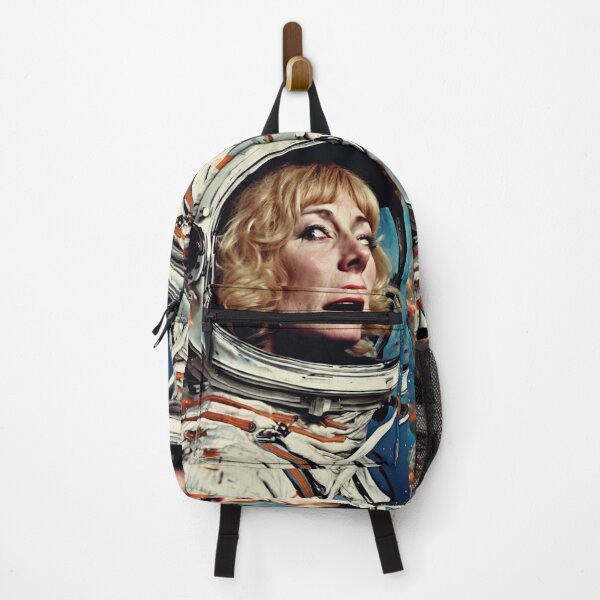 Item preview, Female Astronaut 1970s Aesthetic 12 designed and sold by NickWhittleArt.
