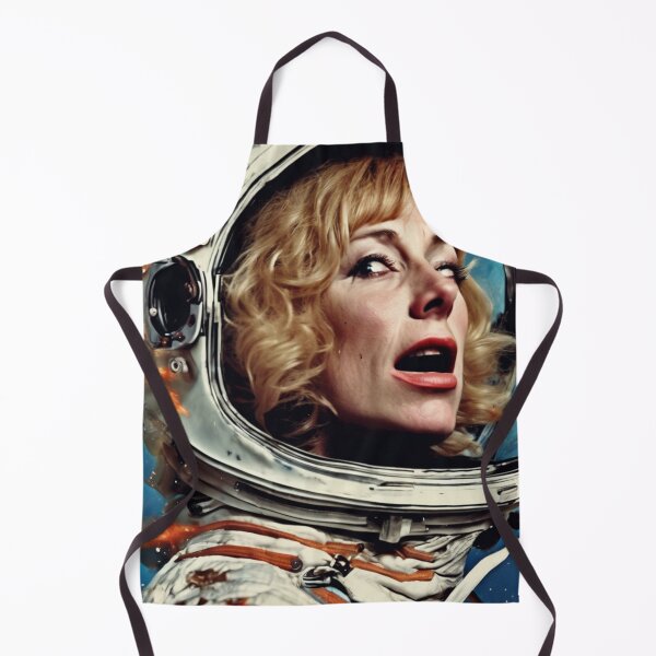 Item preview, Female Astronaut 1970s Aesthetic 12 designed and sold by NickWhittleArt.