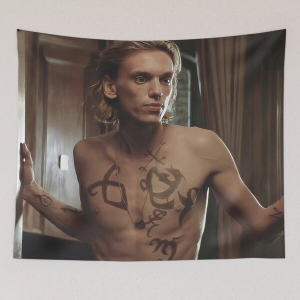Item preview, Jamie Campbell Bower Shirtless designed and sold by TribeMystic.
