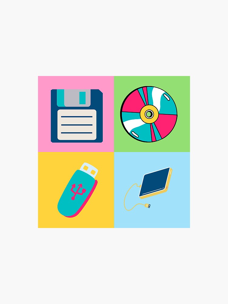 Thumbnail 3 of 3, Sticker, Data Security for Geriatric millennials designed and sold by NicRR.