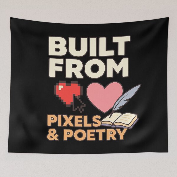 Item preview, Built From Pixels & Poetry – Digital Soul Aesthetic Design designed and sold by Neonyx2020.