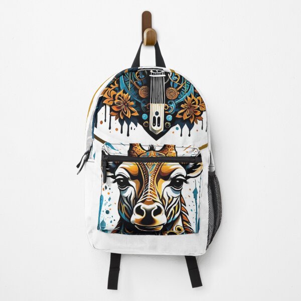 Item preview, Artistic giraffe head with ethnic decorations designed and sold by p3Rspectives.