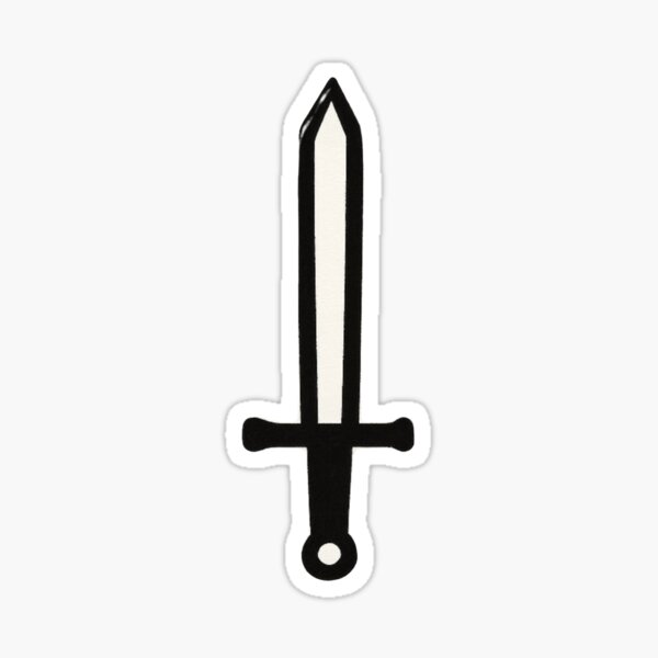 Item preview, Tarot Suits- Swords- Black- Large designed and sold by GwenSnow.