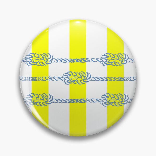 Item preview, Nautical Vibe Knot Yellow strips designed and sold by GrifonJ.