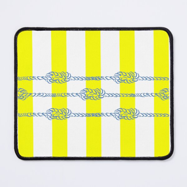 Item preview, Nautical Vibe Knot Yellow strips designed and sold by GrifonJ.