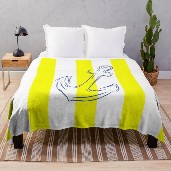 Item preview, Nautical Vibe Anchor Yellow strips designed and sold by GrifonJ.