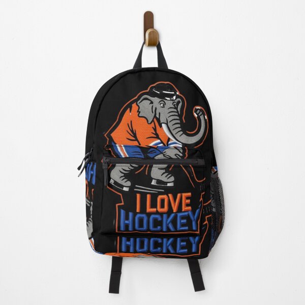 Item preview, I Love Hockey Embroidered Elephant Hockey Player Design designed and sold by ArtDesignTp.