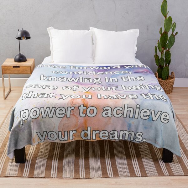 Item preview, Move forward with confidence, knowing in the core of your being that you have the power to achieve your dreams. designed and sold by FlutterByH.