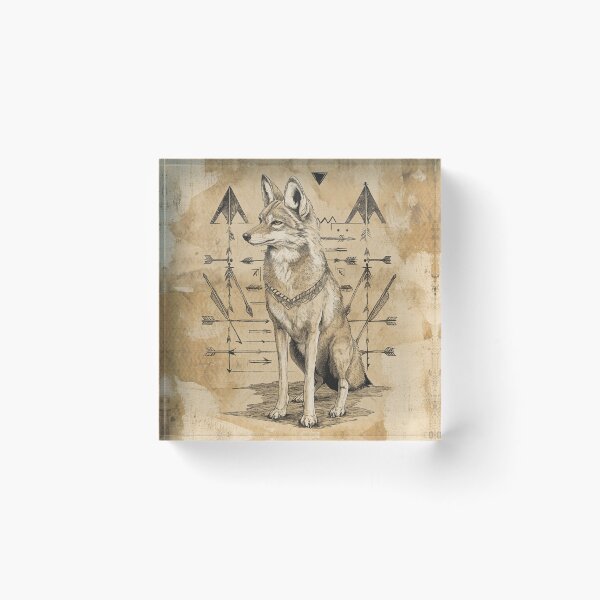 Item preview, Coyote Spirit Among Arrows designed and sold by daila70.