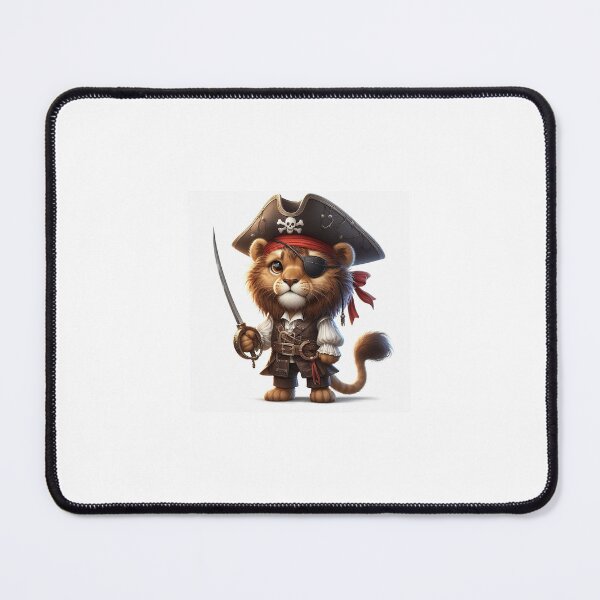 Item preview, Lion dressed as pirate designed and sold by Pirate Emporium.