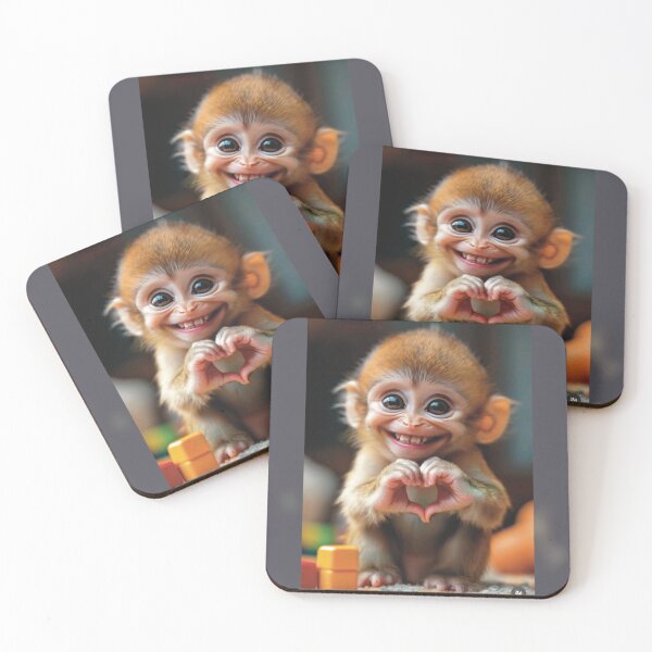 Item preview, Cheeky Monkey loves you designed and sold by Liz Loasby.