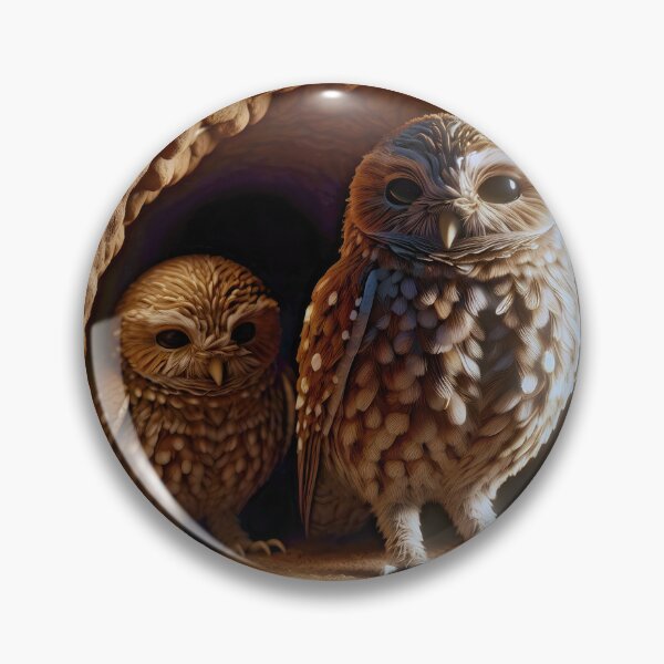 Item preview, Burrowing Owls In Sand Cave designed and sold by Maria Dryfhout.