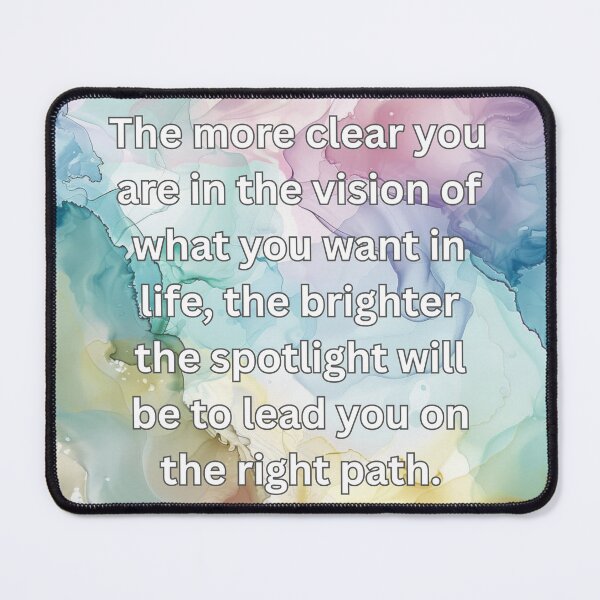 Item preview, The more clear you are in the vision of what you want in life, the brighter the spotlight will be to lead you on the right path. designed and sold by FlutterByH.