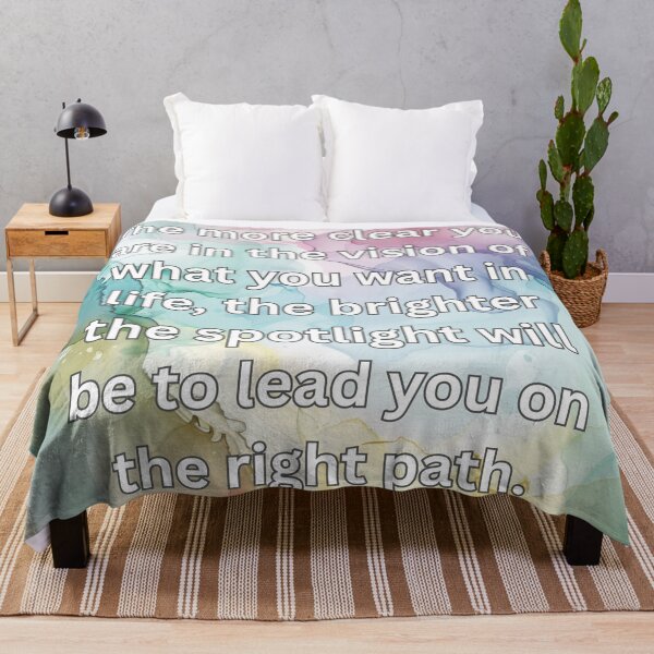 Item preview, The more clear you are in the vision of what you want in life, the brighter the spotlight will be to lead you on the right path. designed and sold by FlutterByH.