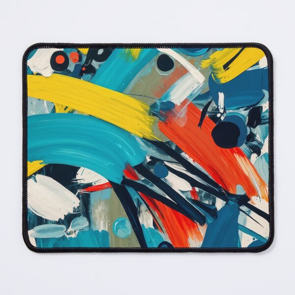 Item preview, Color Collision – Dynamic Abstract Splash with Bold Brushstrokes designed and sold by Victor Shadehorn.