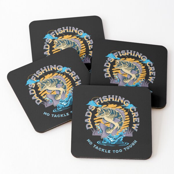 Item preview, Dad's Fishing Crew No Tackle Too Tough designed and sold by Barefootprint.