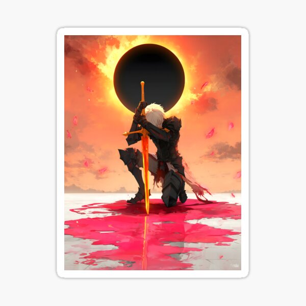 Item preview, Knight with Sword and Solar Eclipse designed and sold by Pir8alex13.