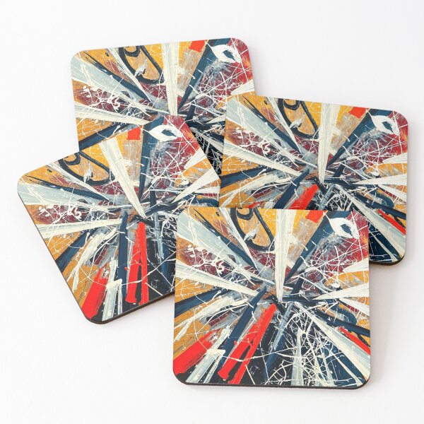 Item preview, Explosive Momentum – Energetic Abstract Burst with Bold Color Streaks designed and sold by Victor Shadehorn.