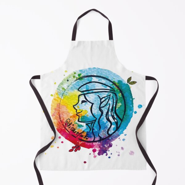Item preview, Magical elf in watercolor designed and sold by DiCarolArt.