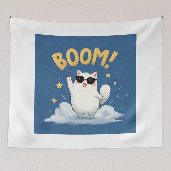 Item preview, Boom Cat-titude! designed and sold by zoecreatiwe.