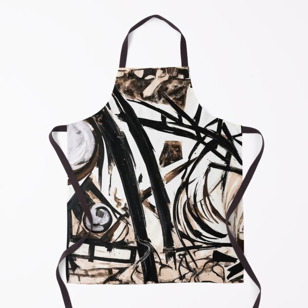 Item preview, Urban Labyrinth – Chaotic Monochrome Abstract with Geometric Tension designed and sold by Victor Shadehorn.