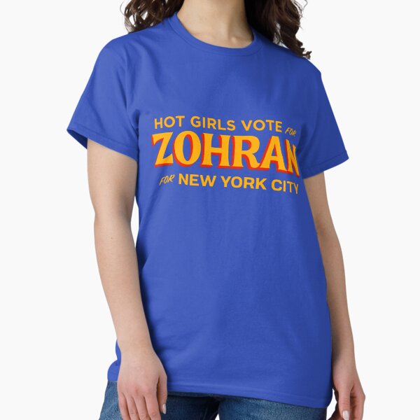 Artikel-Vorschau von Heiße Mädchen wählen Zohran für New York City, designt und verkauft von Wick Designs.