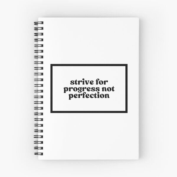 Item preview, strive for progress not perfection  designed and sold by CharmStudio.