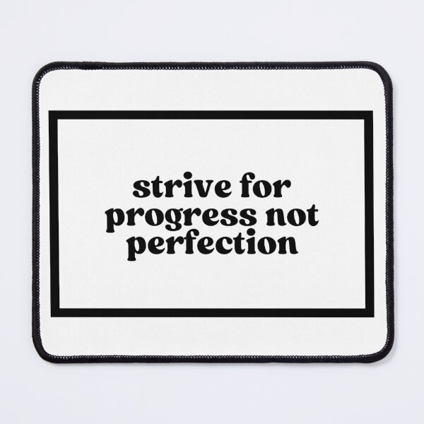 Item preview, strive for progress not perfection  designed and sold by CharmStudio.