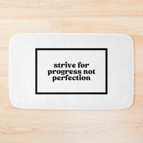 Item preview, strive for progress not perfection  designed and sold by CharmStudio.
