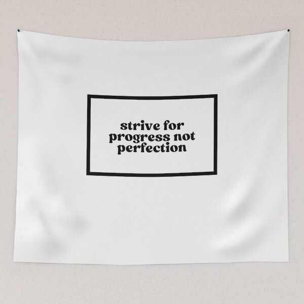 Item preview, strive for progress not perfection  designed and sold by CharmStudio.