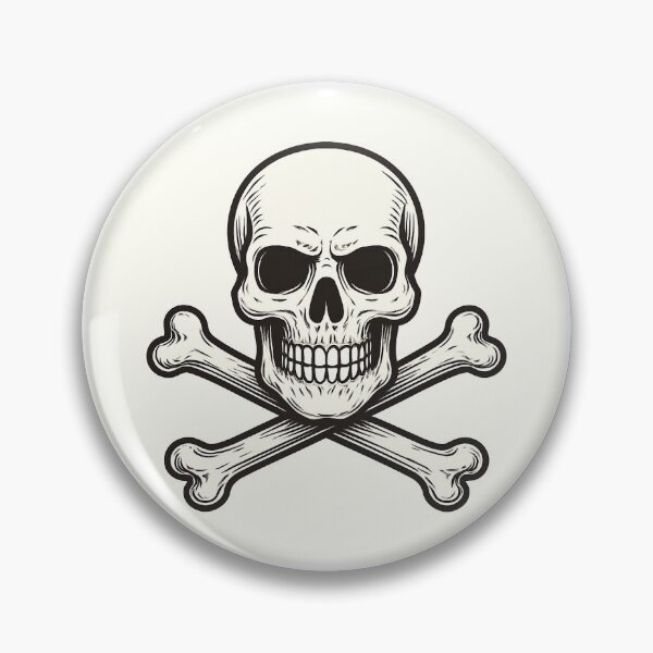 Item preview, Pirate skull and crossbones designed and sold by Pirate Emporium.