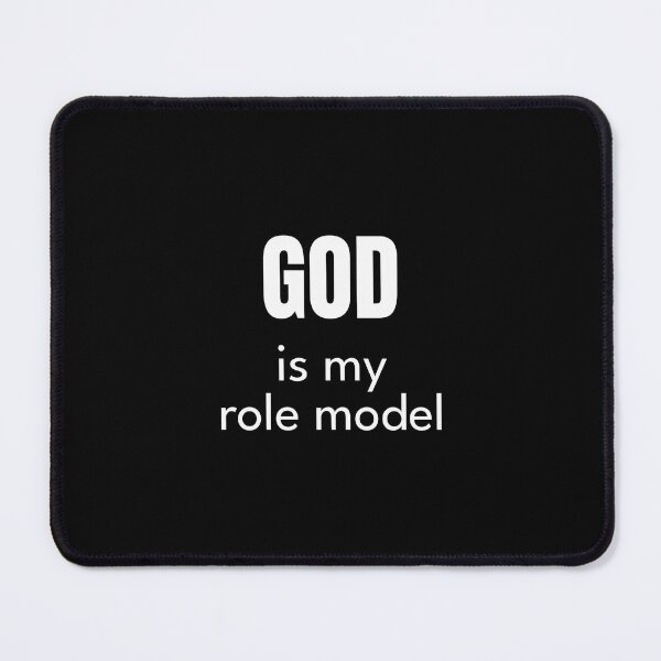 Item preview, Minimalist “God Is My Role Model” Faith-Based Quote Design designed and sold by Yana Mustafina | Boho Soulful Designs.