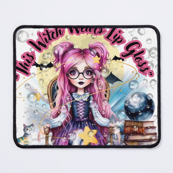 Item preview, This witch wears lip gloss slogan halloween t-shirt.  designed and sold by coolcomonshirts.