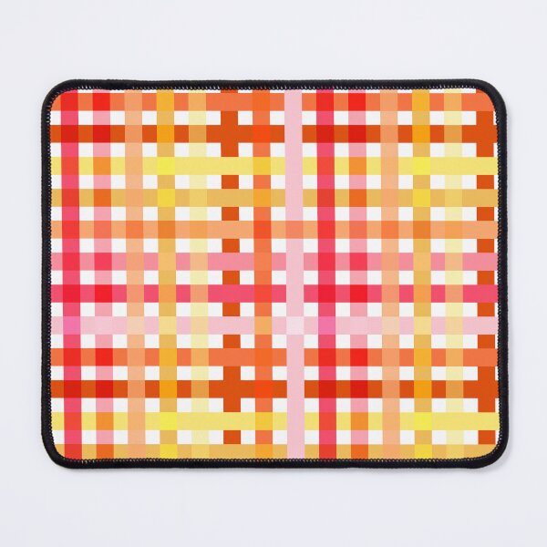 Item preview, Yellow Pink Orange Plaid Check Seamless Repeat designed and sold by Sharon Schwalbe.