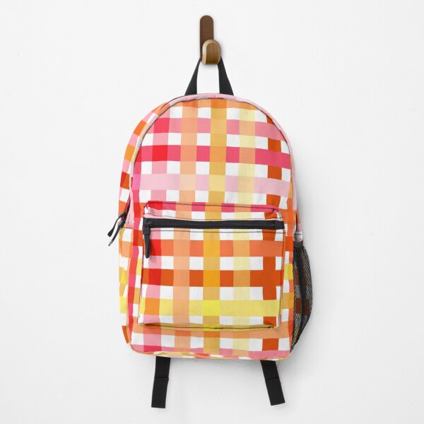 Item preview, Yellow Pink Orange Plaid Check Seamless Repeat designed and sold by Sharon Schwalbe.