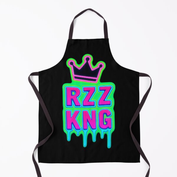 Item preview, RZZ KNG – Neon Drip Style Rizz King Graphic with Crown designed and sold by Victor Shadehorn.
