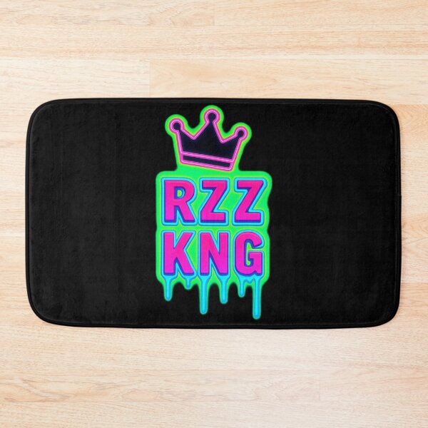 Item preview, RZZ KNG – Neon Drip Style Rizz King Graphic with Crown designed and sold by Victor Shadehorn.