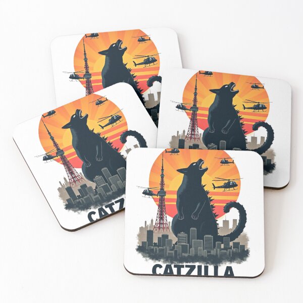 Item preview, Catzilla Cat  Art Funny Cat Gifts For Men Women Kid designed and sold by Abd00essamad.