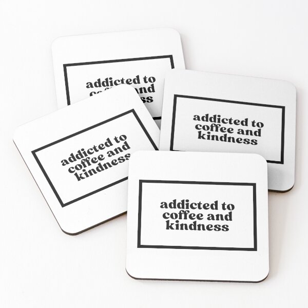 Item preview, addicted to caffeine and kindness  designed and sold by CharmStudio.