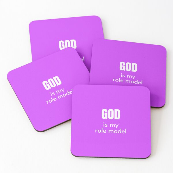Item preview, “God Is My Role Model” Quote Design Violet designed and sold by Yana Mustafina | Boho Soulful Designs.
